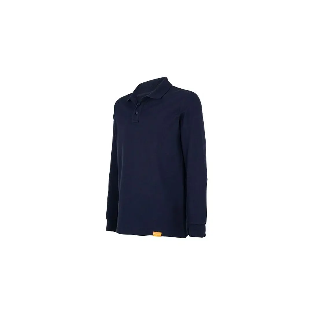 POLERA POLO M/L HOMBRE 60% ALG 40% POLY AZUL T/4XL 1