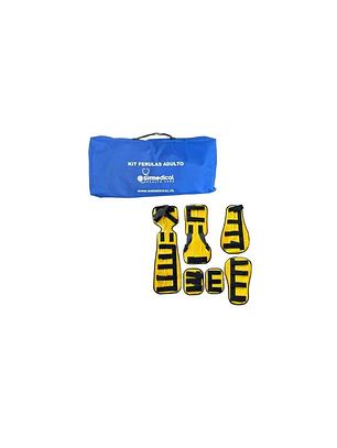 Kit de Ferulas Semi Rigidas Adulto con Bolso