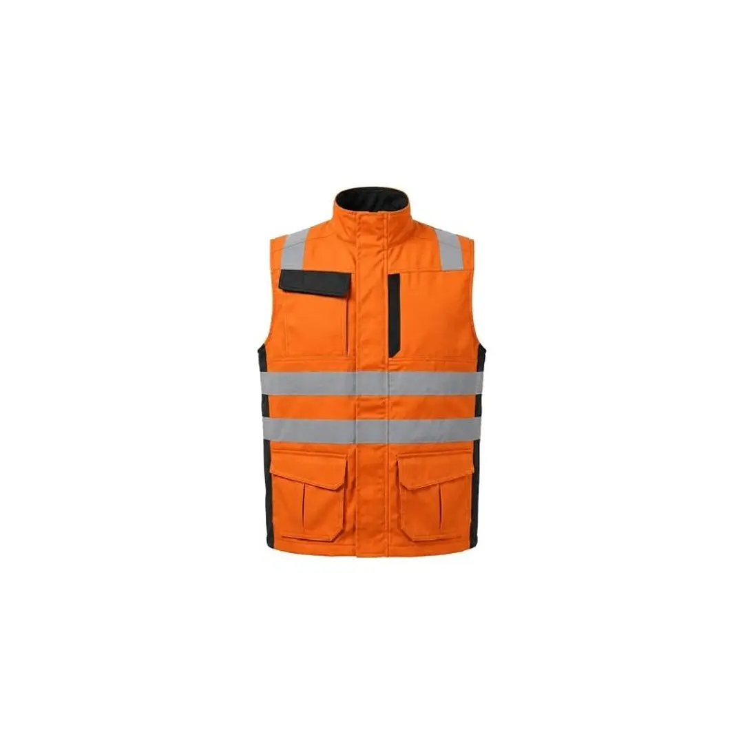 Chaleco Geologo Ignifugo Absolute Fire EN11612 + AS 9,5cal Naranjo T-L 1