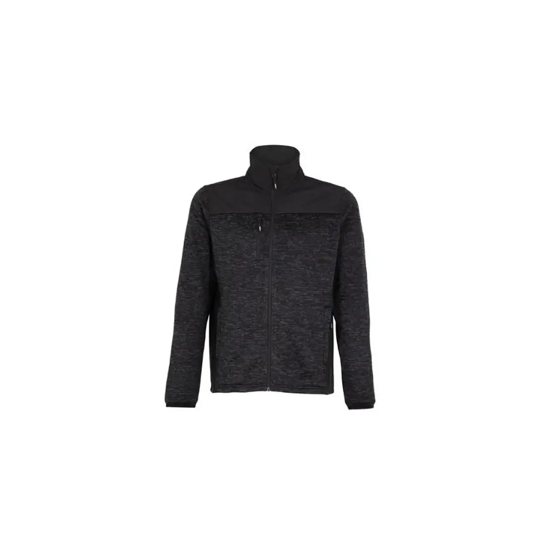 CHAQUETA KNIT FLEECE EXECUTIVE LINE M/LHOMBRE 100% POLY NEGRO M 1