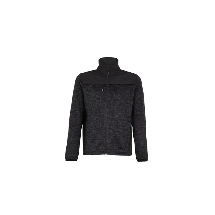 CHAQUETA KNIT FLEECE EXECUTIVE LINE M/LHOMBRE 100% POLY NEGRO M 1