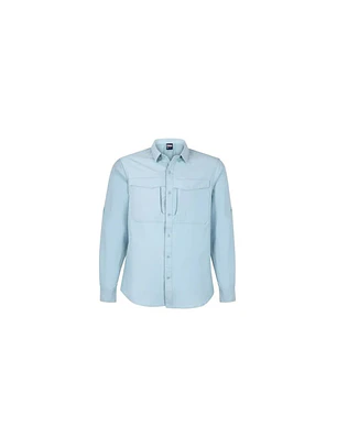 CAMISA OUTWORK SALVIA M/L HOMBRE 100% POLY TAUPE T/S