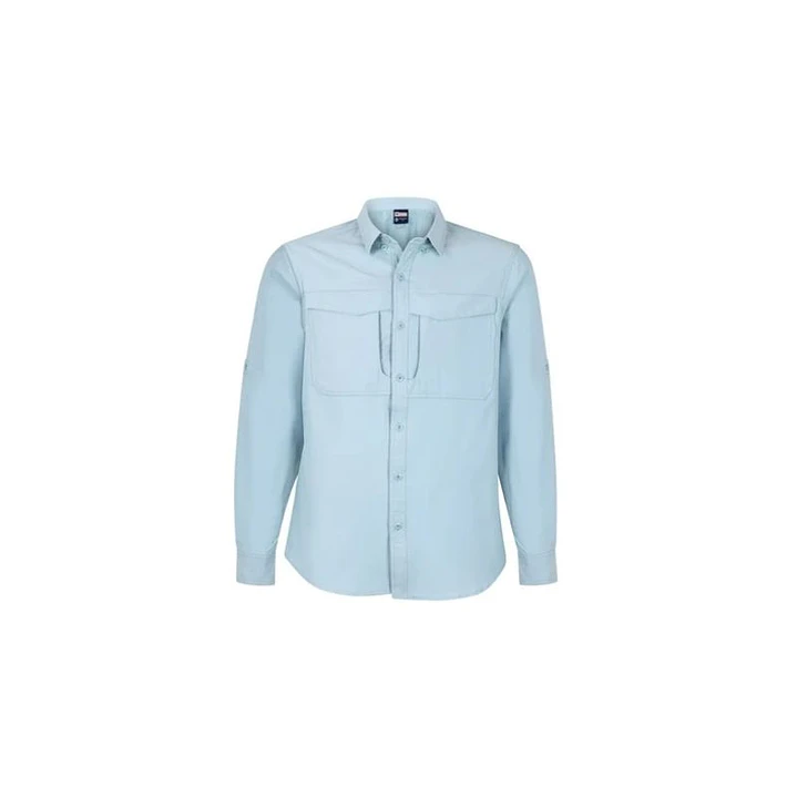 CAMISA OUTWORK SALVIA M/L HOMBRE 100% POLY TAUPE T/S 1