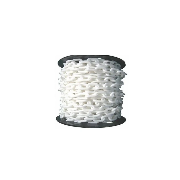 CADENA PLASTICA 50MT ESL. ABIERTO BLANCO 1