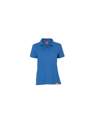 POLERA POLO M/C MUJER 60% ALG 40% POLY AZUL T/2XL
