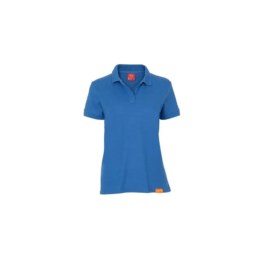 POLERA POLO M/C MUJER 60% ALG 40% POLY AZUL T/2XL 1