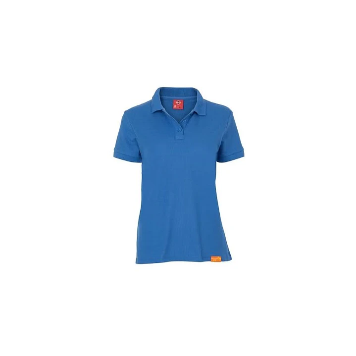 POLERA POLO M/C MUJER 60% ALG 40% POLY AZUL T/2XL 1