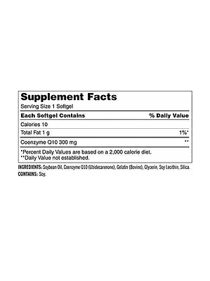 Kirkland Coenzima CoQ-10 300 mg – 100 Cápsulas | Energía Celular y Salud Cardiovascular | Alta Potencia | Colombia