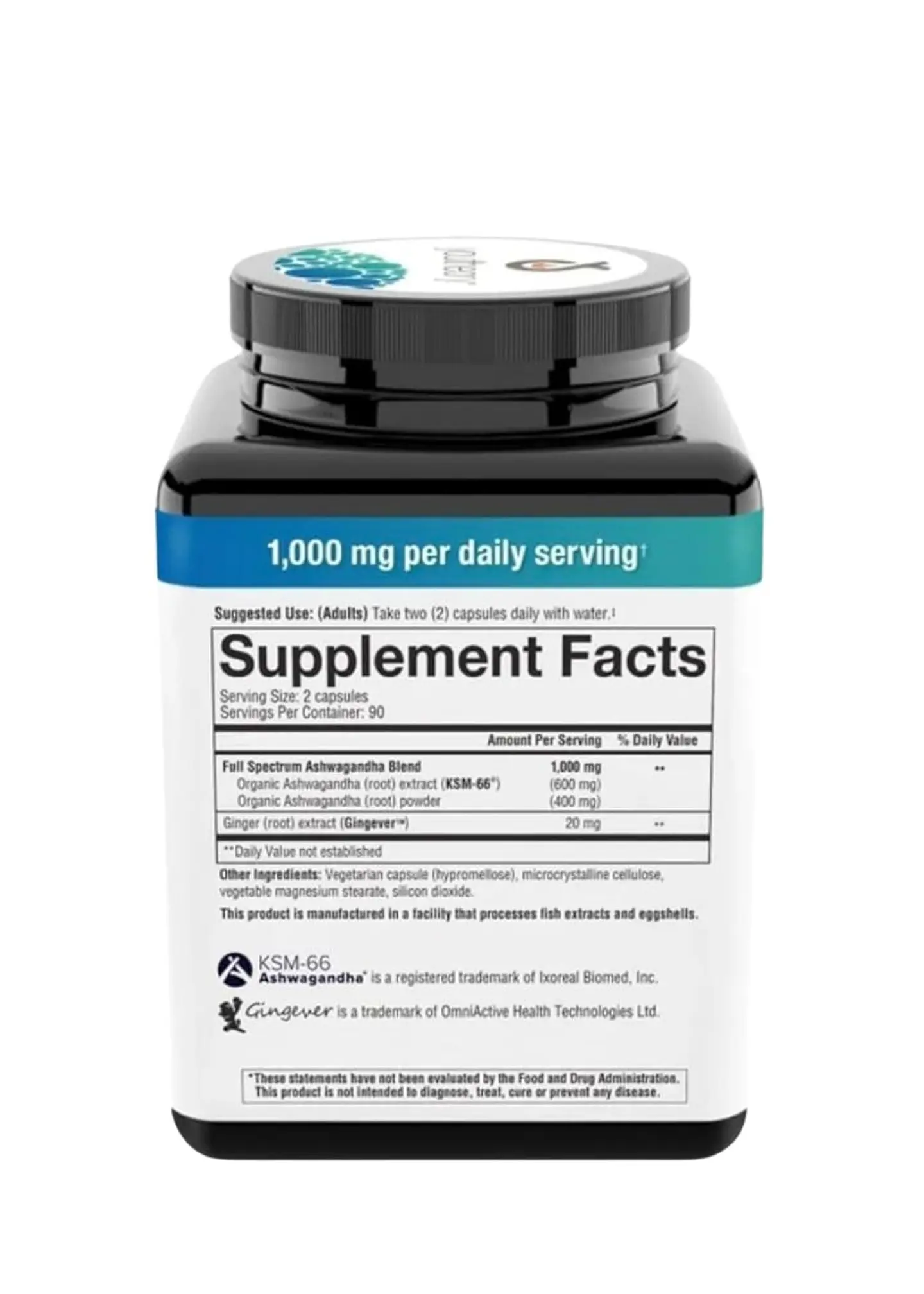 Ashwagandha Youtheory 1000 mg con KSM-66 – 180 Cápsulas | Reduce el estrés físico y mental |  5% Withanólidos, Fórmula Concentrada y Clínicamente Estudiada | Colombia 5