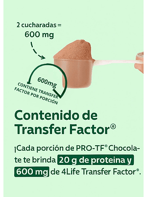 Proteína Ultrahidrolizada 4Life Pro-TF Chocolate 897g | Alta Absorción, Músculo Magro y Recuperación Rápida | Colombia