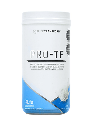 4Life Pro-TF Proteína Ultrahidrolizada Vainilla 782g | Alta Absorción, Músculo Magro y Recuperación Rápida | Colombia