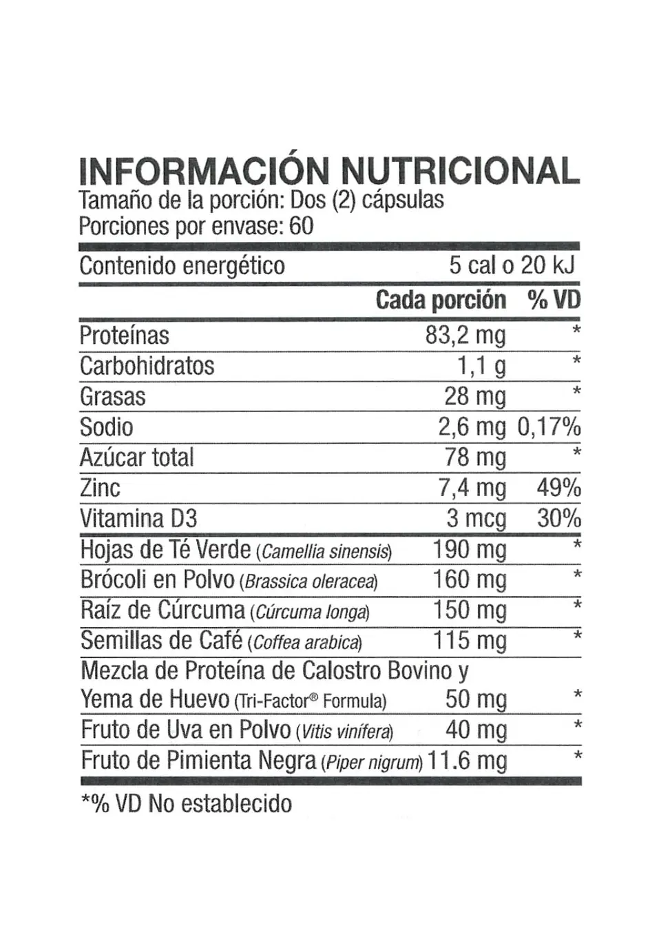 4Life  | Transfer Factor Renuvo 120 Cápsulas - Fórmula Avanzada Anti-Envejecimiento Celular | Colombia 2