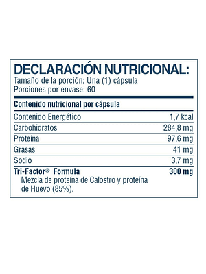 4Life  |  Transfer Factor Tri-Factor Fórmula 60 Cáps | Modulación del sistema inmunológico | Colombia