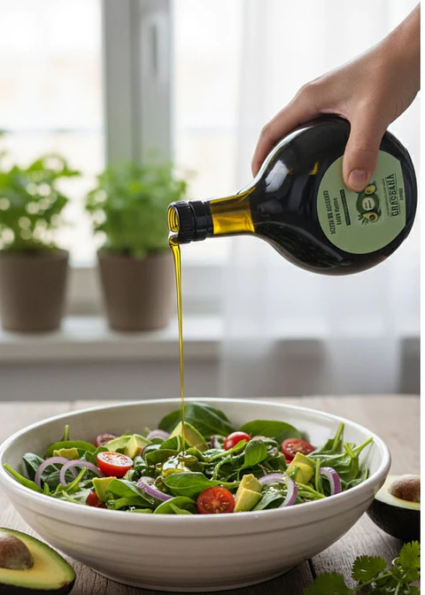 Aceite de Aguacate Hass 300ml – Prensado en Frío, Natural y Multifuncional 