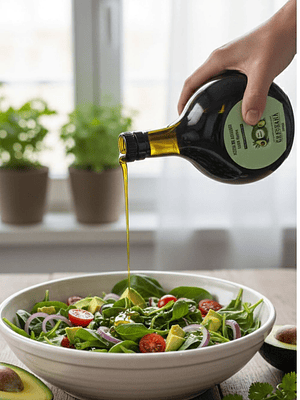 Aceite de Aguacate Hass 300ml – Prensado en Frío, Natural y Multifuncional 