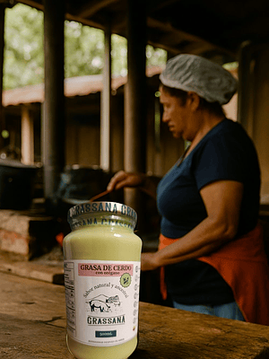 Grasa de Cerdo Infusionada con Orégano para freir, hornear o asar 500ml – 100% Natural, Versátil y con Registro INVIMA