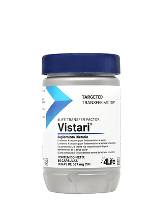 4Life | Transfer Factor Vistari® – Protección Ocular Avanzada con Luteína, Zeaxantina, Astaxantina y Refuerzo Inmunitario Natural | Colombia