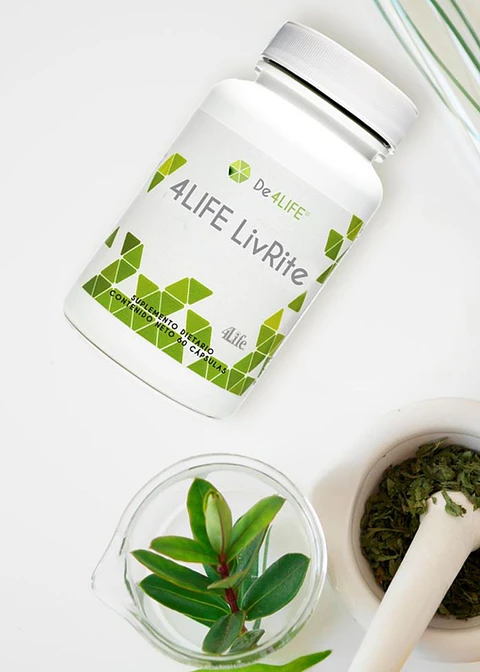 4Life LivRite® 60 cápsulas | Protección y desintoxicación natural del hígado | Colombia