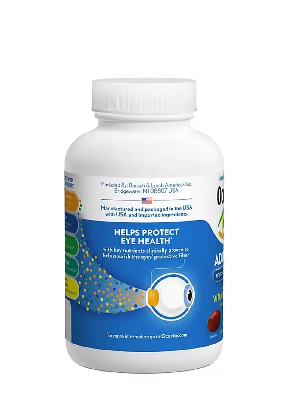 Bausch & Lomb Ocuvite Adult 50+ | 150 cápsulas -Suplemento para la salud visual con vitaminas y minerales | Colombia 3