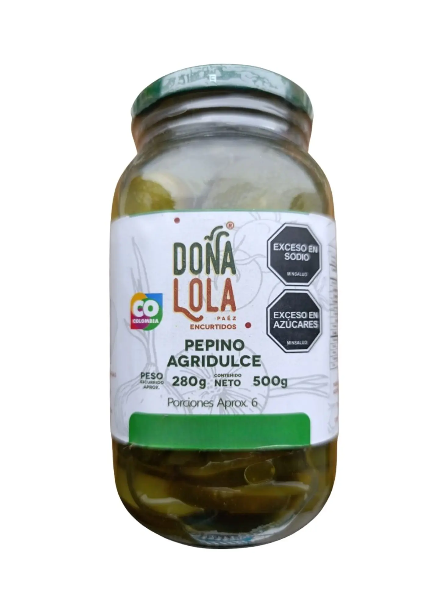 Pepino Agridulce Natural 500g  – Sin Conservantes ni Aditivos Químicos | Artesanal y 100% Natural 1