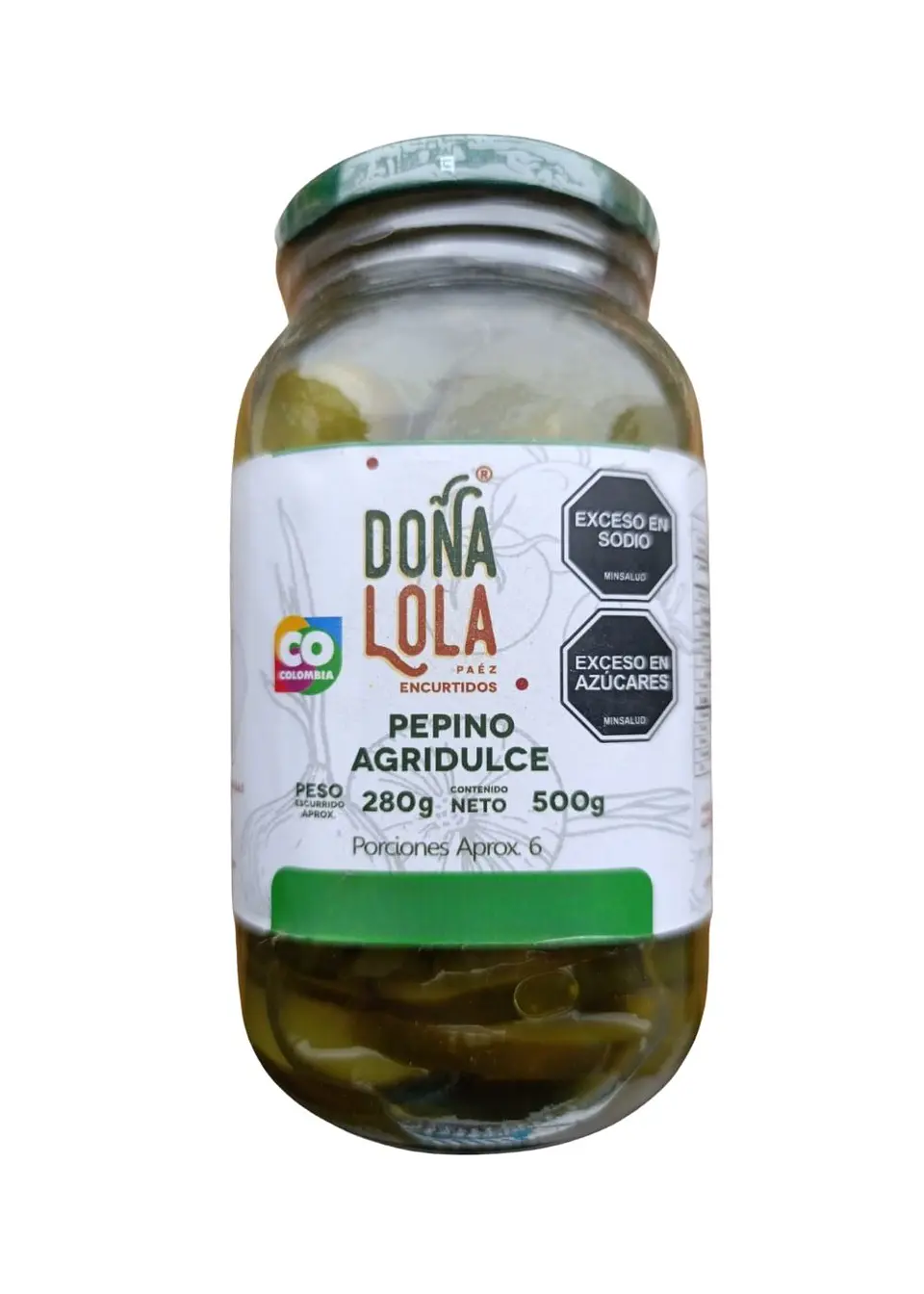 Pepino Agridulce Natural 500g  – Sin Conservantes ni Aditivos Químicos | Artesanal y 100% Natural 1