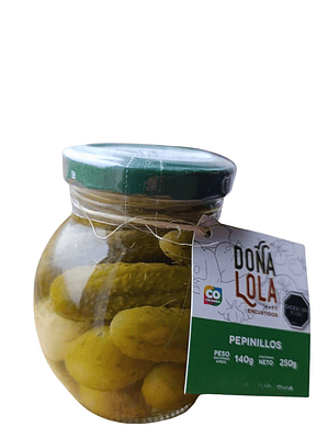 Pepinillos Naturales y Artesanales 250g – Encurtido Casero sin Conservantes ni Aditivos Químicos