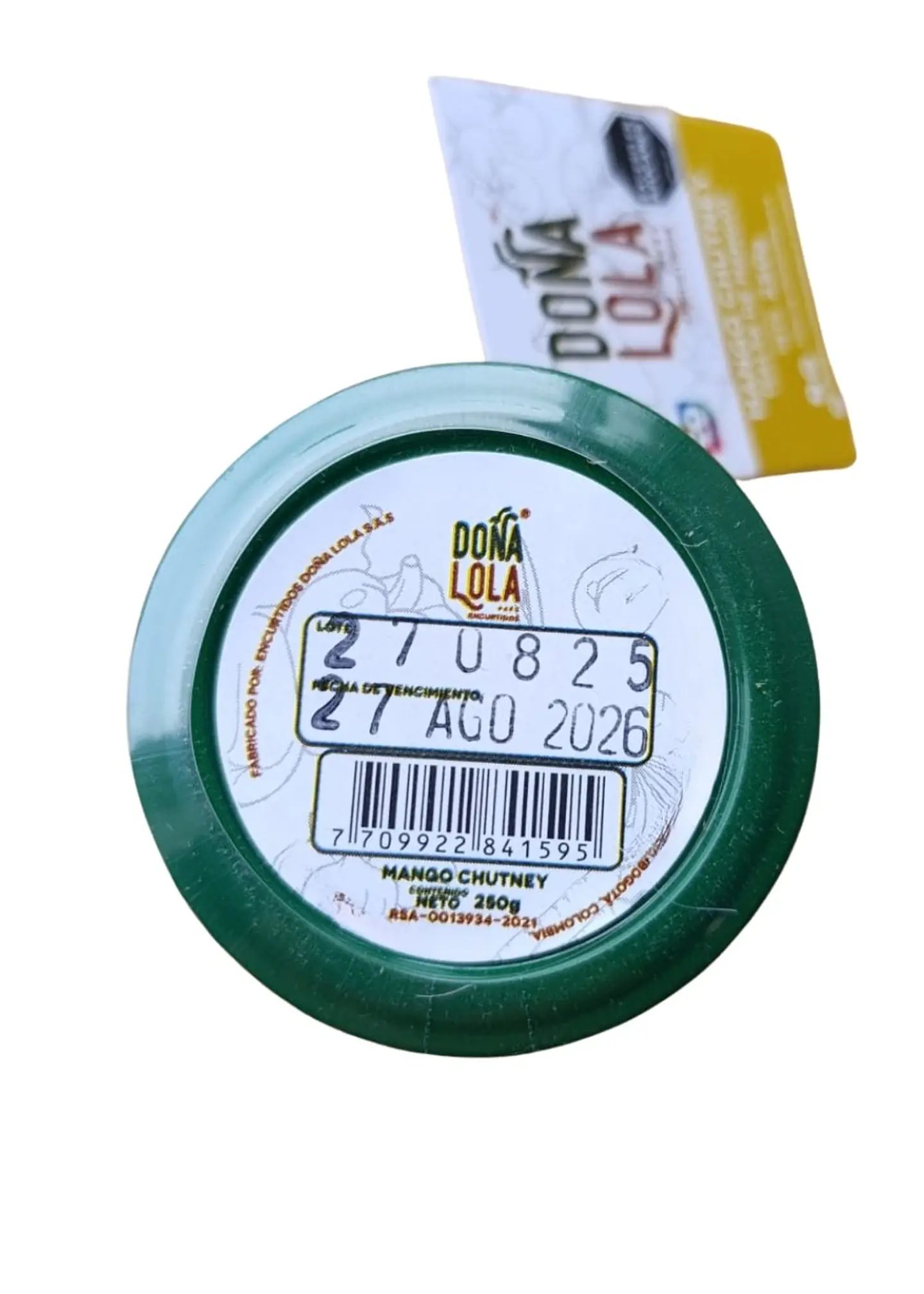 Mango Chutney Natural y Artesanal 250g  – Agridulce con Toque Picante, Sin Conservante 3