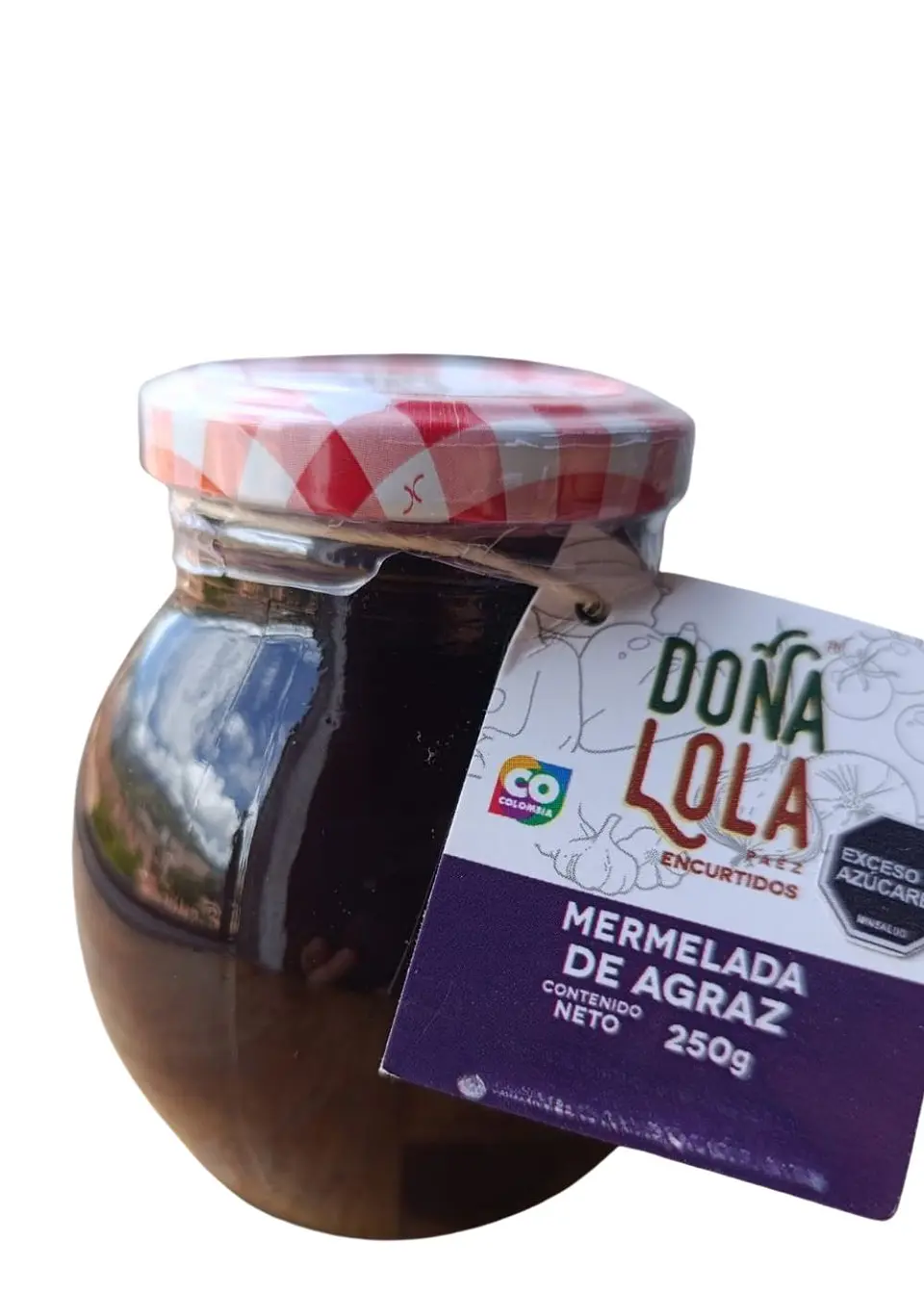 Mermelada de Agraz Natural 250g | Sin Aditivos y 100% Artesanal con Reg. INVIMA 1