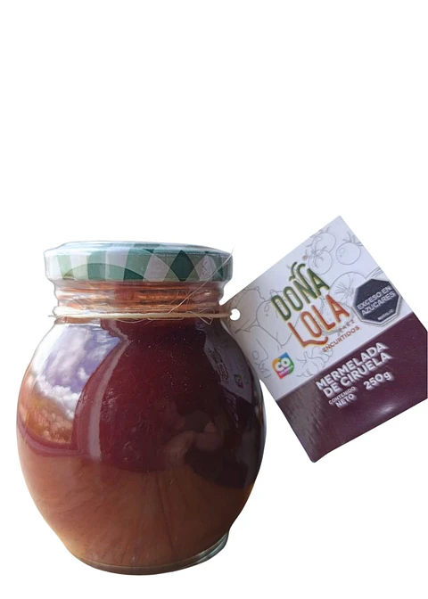 Mermelada de Ciruela Natural 250g | Sin Aditivos y 100% Artesanal con Reg. INVIMA