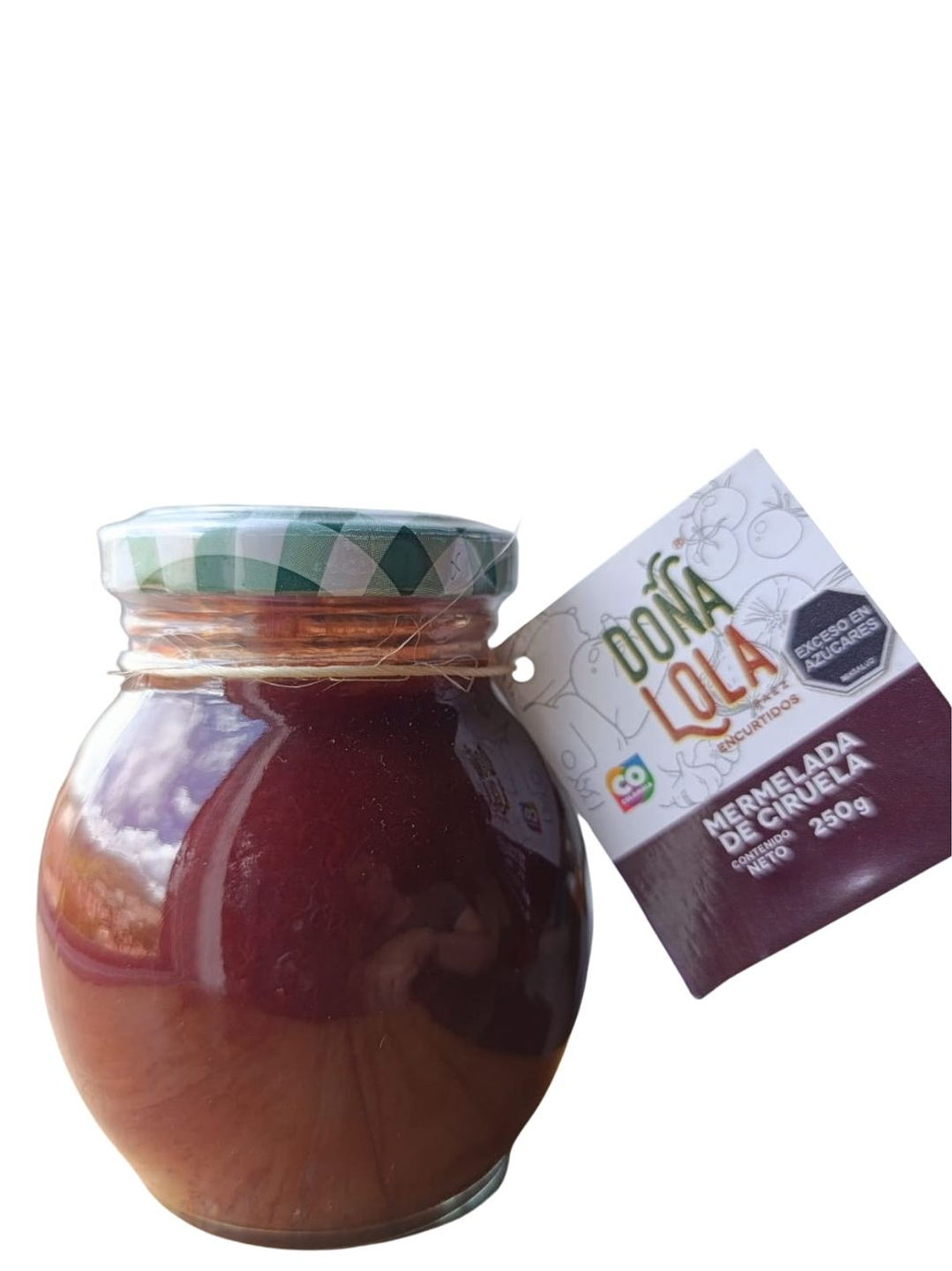 Mermelada de Ciruela Natural 250g | Sin Aditivos y 100% Artesanal con Reg. INVIMA 1