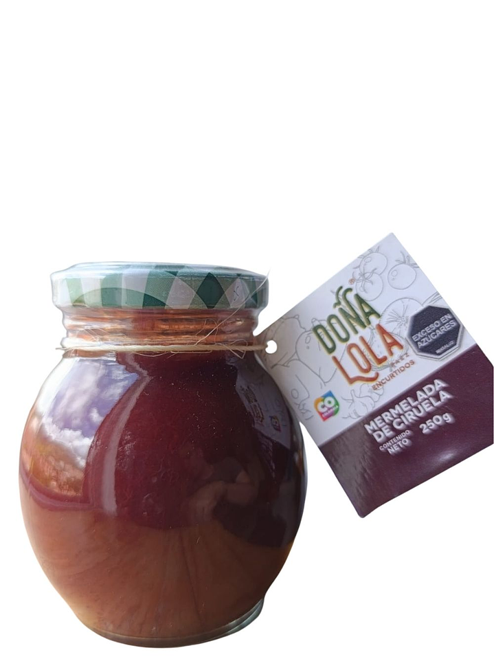 Mermelada de Ciruela Natural 250g | Sin Aditivos y 100% Artesanal con Reg. INVIMA 1