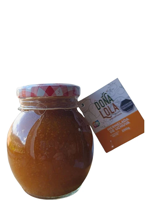 Mermelada de Uchuva Natural 250g  | Sin Aditivos y 100% Artesanal con Reg. INVIMA