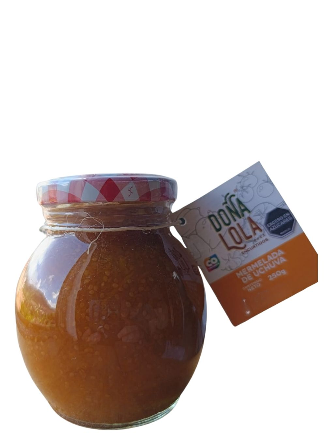 Mermelada de Uchuva Natural 250g  | Sin Aditivos y 100% Artesanal con Reg. INVIMA 1