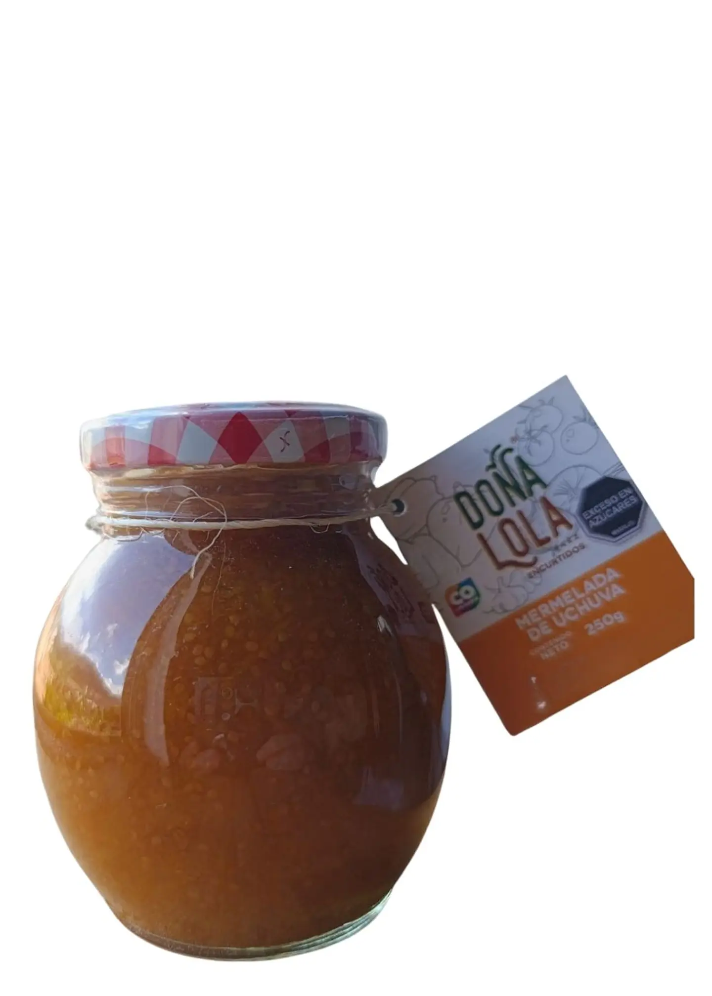 Mermelada de Uchuva Natural 250g  | Sin Aditivos y 100% Artesanal con Reg. INVIMA 1