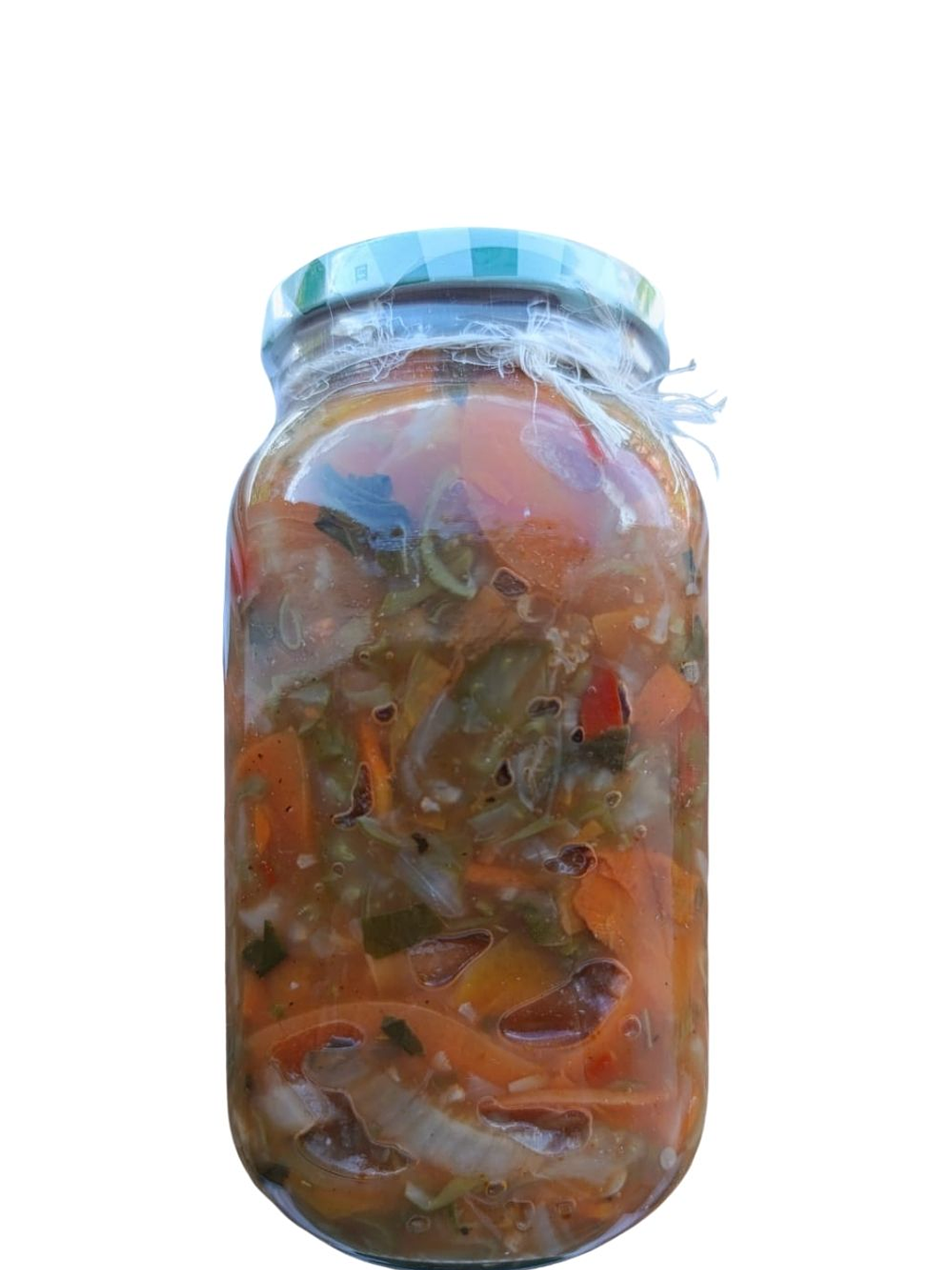 Antipasto Vegetariano Natural y Artesanal 500g | Con Vegetales Frescos y Aceite de Oliva | Reg. INVIMA 2