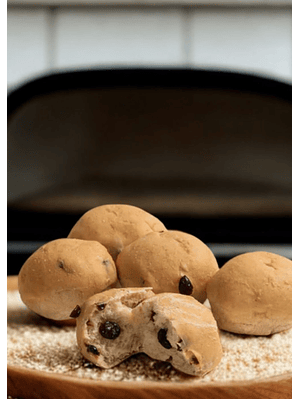 4 Panes redondos grandes Natural Einkorn, Quinua & Arándanos con Jengibre |  400 g | Artesanal y sin conservantes | Minimo 3 unidades por pedido