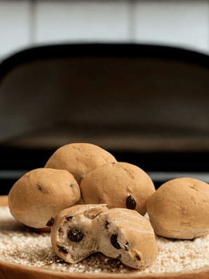 4 Panes redondos grandes Natural Einkorn, Quinua & Arándanos con Jengibre |  400 g | Artesanal y sin conservantes | Minimo 3 unidades por pedido