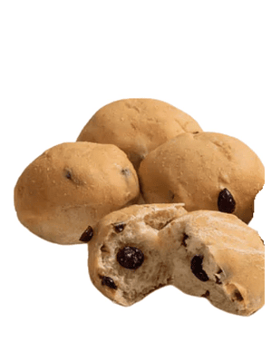 4 Panes redondos grandes Natural Einkorn, Quinua & Arándanos con Jengibre |  400 g | Artesanal y sin conservantes | Minimo 3 unidades por pedido