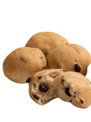 4 Panes redondos grandes Natural Einkorn, Quinua & Arándanos con Jengibre |  400 g | Artesanal y sin conservantes | Minimo 3 unidades por pedido