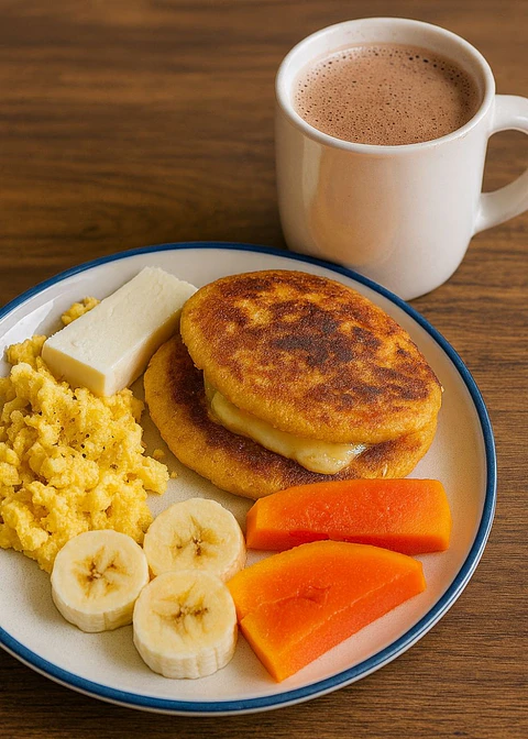Arepas de Chocolo Rellenas de Queso – 400g (Paquete x4) solo área metropolitana de Medellín | Minimo 5 paquetes por pedido