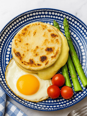 Arepas de Yuca con Queso de Búfala – 380g (Paquete x4 al vacío) Solo área metropolitana de Medellín | Minimo 5 unidades por pedido