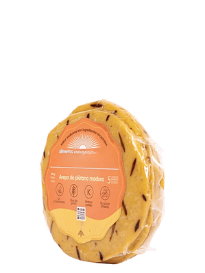 Arepas de Platano Maduro – 350g (Paquete x5 al vacío) Solo área metropolitana de Medellín | Minimo 5 paquetes por pedido