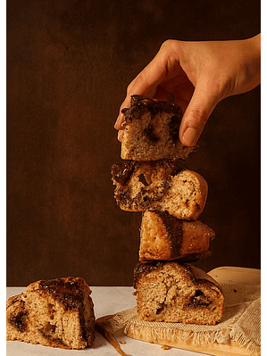 Pan de Masa Madre Integral con Super Semillas, Queso de Búfala y Chocolate 380g – Natural, Artesanal y Energético  | Minimo 3 unidades por pedido