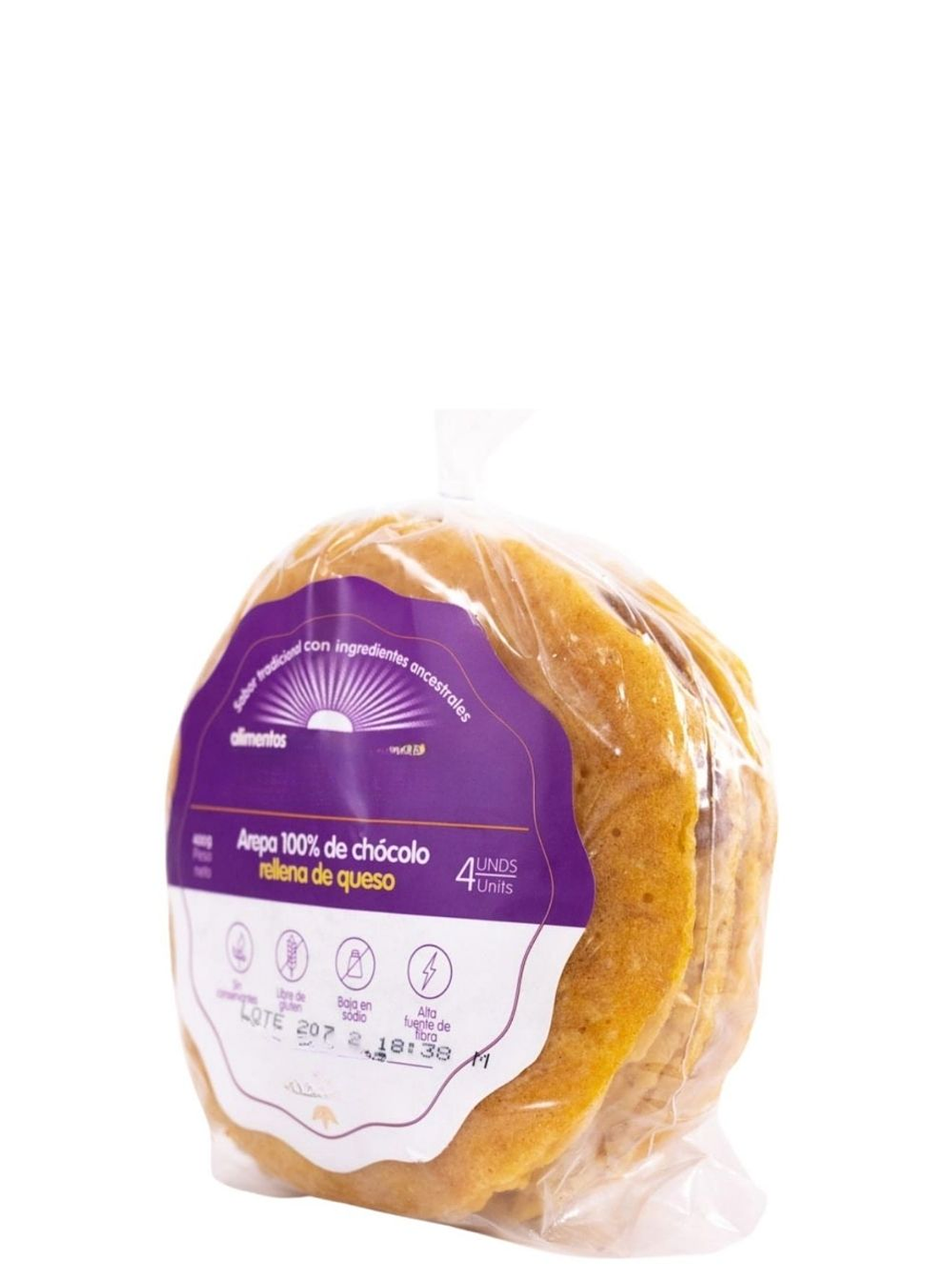 Arepas de Chocolo Rellenas de Queso – 400g (Paquete x4) solo área metropolitana de Medellín 1