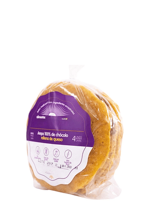Arepas de Chocolo Rellenas de Queso – 400g (Paquete x4) solo área metropolitana de Medellín