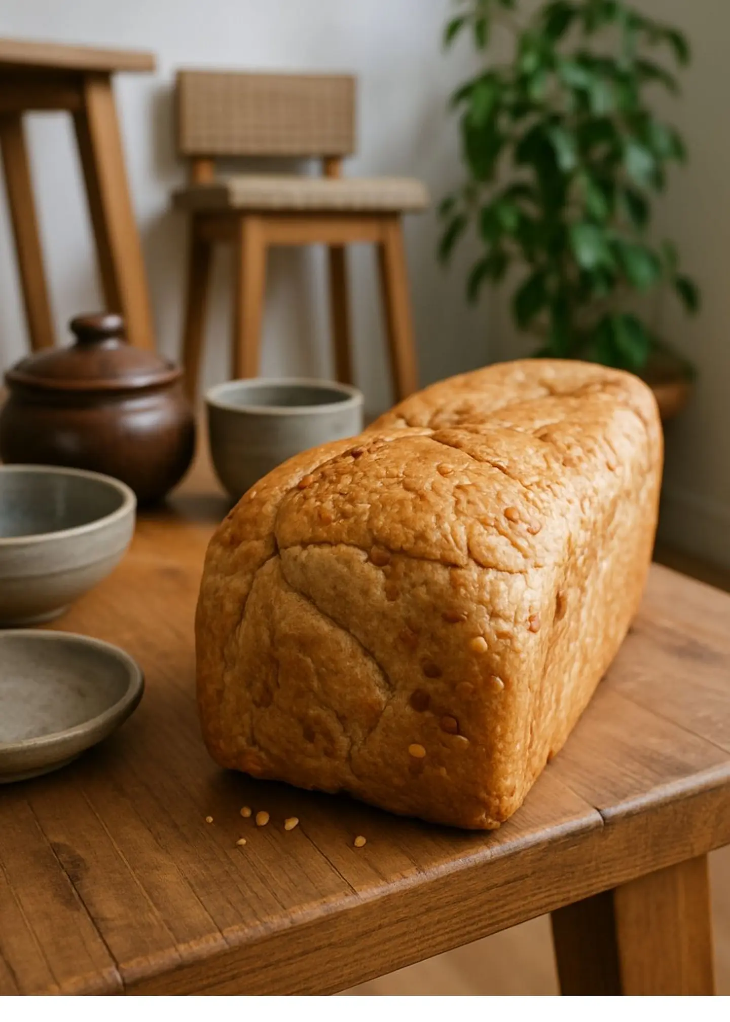 Pan integral artesanal con almendras y miel de maple | 430g sin azúcar refinada | Minimo 3 unidades por pedido 2