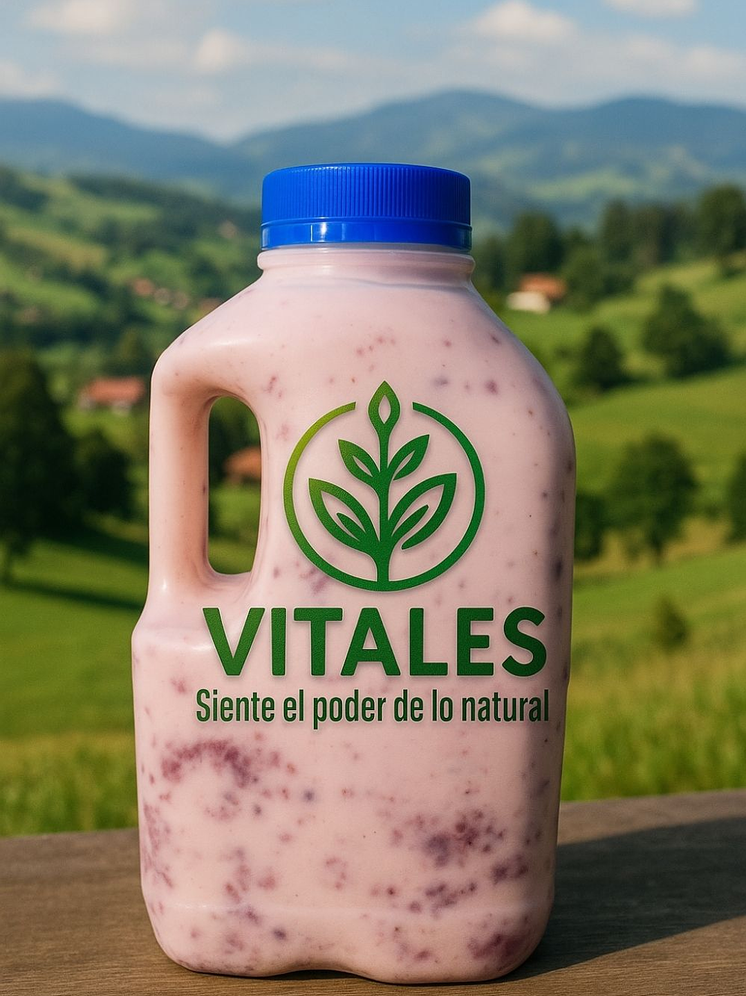 Yogurt Artesanal con Mora Natural 1 litro — Puro, Fresco y Vivo -- Con certificación sanitaria oficial 4