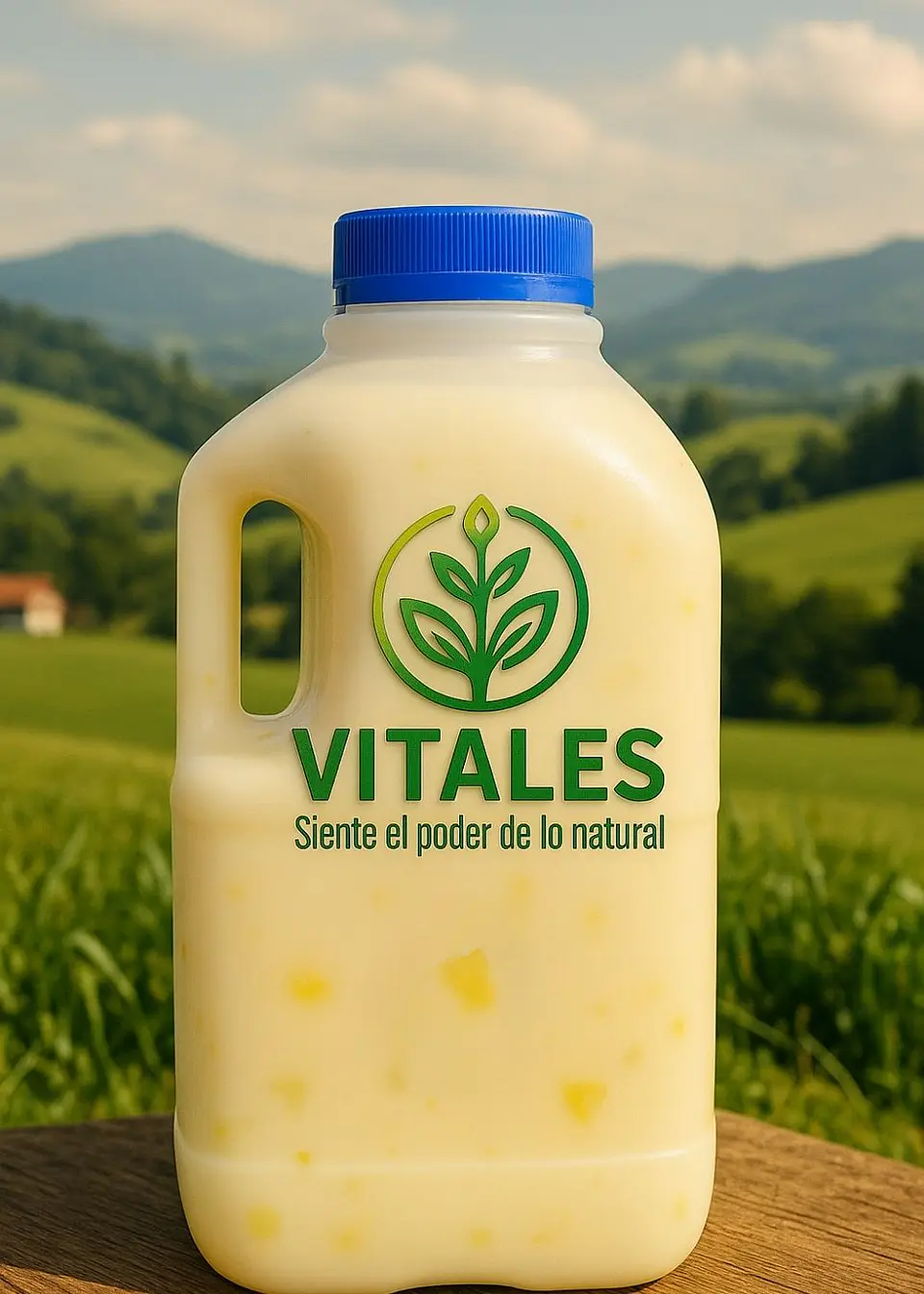 Yogurt Artesanal con Trozos de Piña 1 litro — Frescura Tropical en Cada Sorbo --Con certificación sanitaria oficial 3