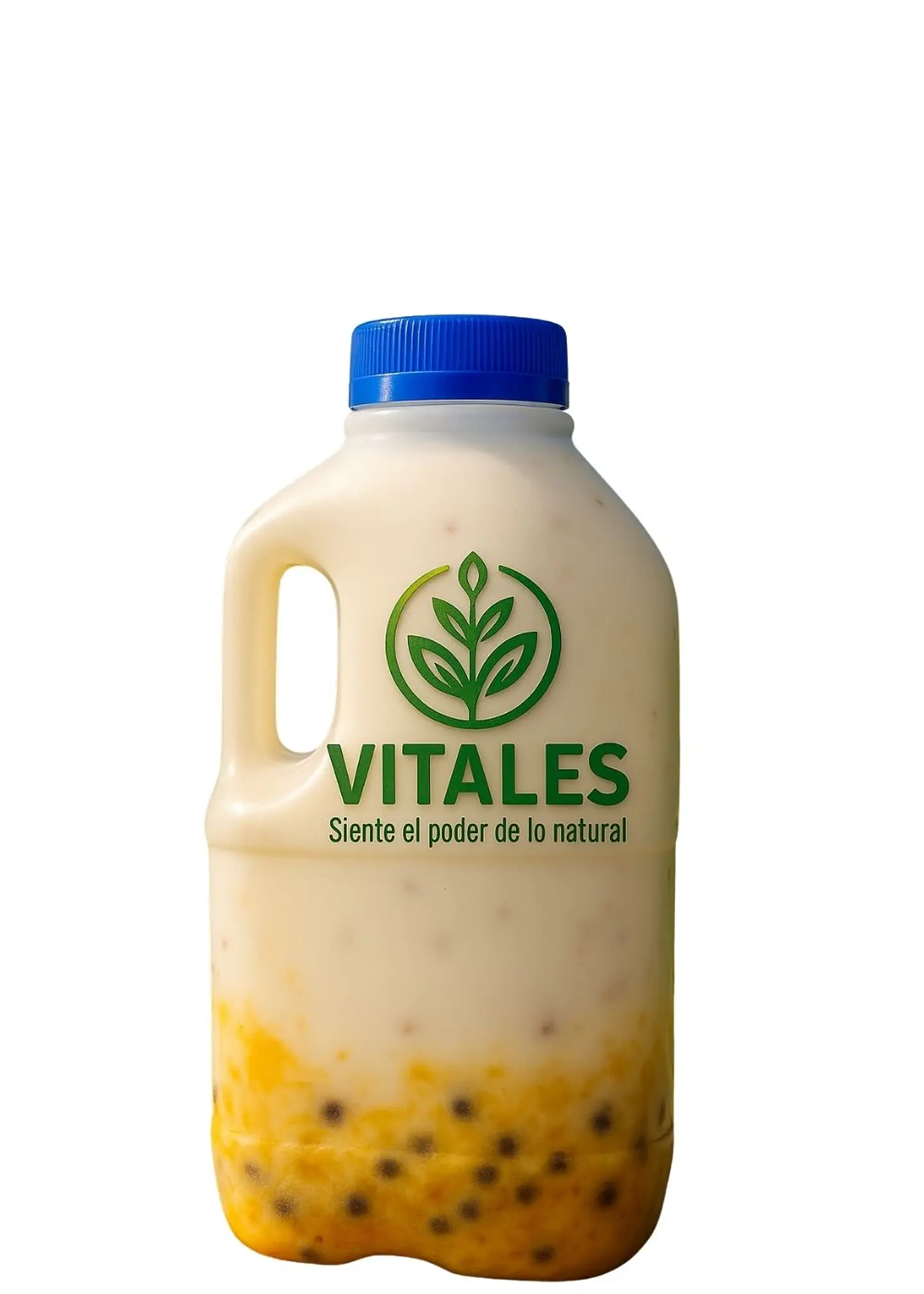 Yogurt Artesanal con Pulpa Natural de Maracuyá 1 litro— Tropical, Vivo y Hecho con Amor ----Con certificación sanitaria oficial 1