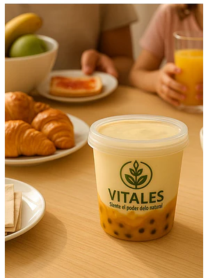 Yogurt griego artesanal con frutos amarillos | Natural, sin conservantes y sin colorantes |  1050g (Familiar) --Con INVIMA